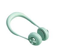 GGYTMQL Mini Ventola per Collo Appeso Portatile, Lama a Mani libere a Mani libere a Mani libere USB Vel a Doppio ventole Ricaricabile Mini Ventola Mini Cooler ariate PO