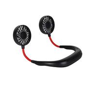 GGYTMQL Mini Ventola per Collo Appeso Portatile, Mini Ventola Pieghevole per Piccola Ventola di Ricarica USB Cucina per Ventola Portatile Raffreddamento Piccolo aiutante (Rosa)