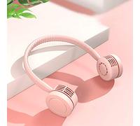GGYTMQL Mini Ventola per Collo Appeso Portatile, Ventola di Sport per Collo Appeso Pigro USB Mini Ventola per Ventola per Foglia per la Ventola elettrica