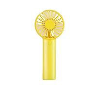 GGYTMQL Mini Ventola Portatile Portatile, Ventola Ricaricabile USB a velocità Personale Regolabile per la Ventola da Viaggio per Esterni Interni (Colore: Oro, Dimensione: 1200ma)