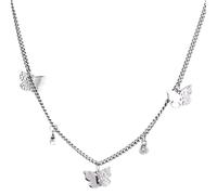 GGYTMQL Nappel Crystal Butterfly Round Bead Charm Cipcant Collar per Girocollo di Gioielli da Sposa