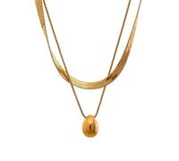 GGYTMQL Necklace Chain Chain Men Women Weightery Drop Drop Calco per Donne