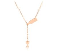 GGYTMQL Necklace Chain Chain Men Women Weighties Collana a Sospensione per Donne
