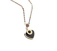 GGYTMQL Necklace Chain Chain Men Women Weighties Heart Collana per Le Donne