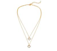 GGYTMQL Necklace Cionsint Chain Men Women Jewellery Heart Collana per Le Donne Clavicle Chain Wedding Ciondolo