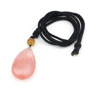 GGYTMQL Necklace di Quarzo in Cristallo Naturale Lapis Lazuli Agate Nere Ametistastro Water Androp Stone Scondant Rope Necklace, Malachitea Sintetica