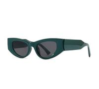 GGYTMQL Nuovi occhiali da sole di lusso delle donne dell'annata 2025 occhiali da sole di modo degli uomini occhiali da sole UV400, Verde e grigio., Taglia unica