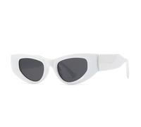 GGYTMQL Nuovi occhiali da sole di lusso delle donne dell'annata 2025 occhiali da sole di modo degli uomini occhiali da sole UV400, Bianco e grigio., Taglia unica