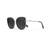 GGYTMQL Nuovo 2025 Design Moda Polarizzato Donne Occhiali Da Sole Signore Occhiali Da Sole UV400 Protezione Occhio di Gatto Eyewear, Nero , Taglia unica