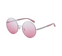 GGYTMQL Nuovo 2025 Rotondo Occhiali Da Sole Oversize Per Le Donne Guida Specchio Occhiali Da Sole Femminile Grande Telaio Gradiente Lens Eyewear UV400, Rosso, Taglia unica