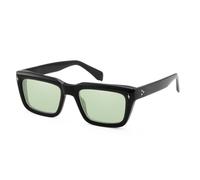 GGYTMQL Occhiali da sole da uomo in acetato occhiali da sole vintage, Nero Lgreen, Taglia unica