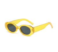 GGYTMQL Occhiali da Sole ovali Donne Uomini lussuosi Piccoli Occhiali da Sole Ovale ovali Donne venate Occhiali uv400