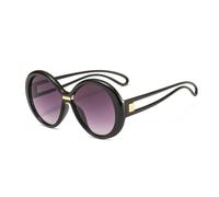 GGYTMQL Occhiali da Sole Signore Tela di Grandi Dimensioni con Tela Ovale retrò Occhiali da Uomo Uv400 Eyewear