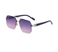 GGYTMQL Occhiali da sole vintage per gli uomini di lusso occhiali da sole da donna retrò quadrati senza montatura occhiali moda, C9, Taglia unica