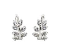 GGYTMQL Orecchini con avvallo Ghirlanda di Olive Rami Women Pavé Crystal Ear Bone Clip Jewelry