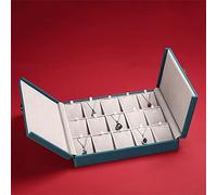GGYTMQL Orecchini di Copertura per Cover per la Scatola di Gioielli in Microfibra Orecchini per Il Display delle scatole Regalo Organizzatore Pendente a Pendente Case di conservazione del Supporto