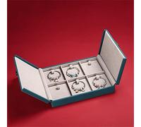 GGYTMQL Orecchini di Copertura per Cover per la Scatola di Gioielli in Microfibra Orecchini per Il Display delle scatole Regalo Organizzatore Pendente a Pendente Case di conservazione del Supporto