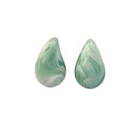 GGYTMQL Orecchini e Borchie Piccoli Orecchini a Colori per Caramello per Donne Orecchini semplici Che corrispondono a Tutto ciò Che personalità di Tendenza della Moda di personalità gravi Gioielli