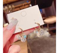 GGYTMQL Orecchini intarsiati di Strass in Strass per Perle di Gioielli