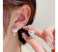 GGYTMQL Orecchini intarsiati di Strass in Strass per Perle di Gioielli