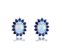 GGYTMQL Orecchini Orecchini da Sposa per Bordi per Le Orecchie da Sposa per Le Orecchie di Alta Gamma di Orecchini a Blu Verde Viola