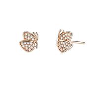 GGYTMQL Orecchini per Bottiglie di Farfalla al 100% 925 a Colori Rose