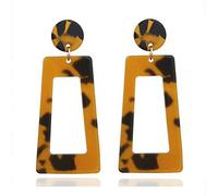 GGYTMQL Orecchini per Donne, Orecchini acrilici Accessori Women Simple Orecchini Gioielli, Multicolore, 2,7 x 6,3 cm