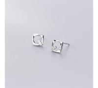 GGYTMQL Orecchini per Donne, S925 Orecchini di Design Quadrati Geometrici della personalità Coreana.