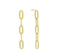 GGYTMQL Orecchini per stalloni per Donne 3 zirconi Piercing Orecchi per Orecchini a Catena Pendientes
