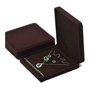 GGYTMQL Organizer da scrivania grande quadrato in velluto set di gioielli grande scatola collana e anello orecchini ciondolo scatole regalo gioielli da sposa custodia supporto espositore (colore
