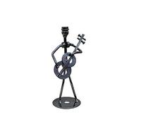 GGYTMQL Ornament Sculpture 13 cm Iron Music Band Figurine Metal Musicy Model Music Music Player Crafts Office Vintage Home Decor 2