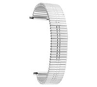 GGYTMQL Orologi cinghia, estensione elastica in acciaio inossidabile Sostituzione della fascia per uomo per uomo Donnetto da polso cinghia senza fibbia Bracciale