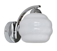 GGYTMQL Paralume a Parete Interno a Sfera di Vetro , scandinavo Minimalist Wall Monte Light , Interiore Decorative Iron Wall Sconce Aibocchi