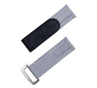 GGYTMQL Pelle in tessuto in nylon 20mm Colorful Watchband per cinturino da Daytona Submariner GMT Yacht-Master Bracciale Watch Band (Colore: Tiff Blue Blk, dimensione: 20mm)