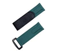 GGYTMQL Pelle in tessuto in nylon 20mm Colorful Watchband per cinturino da Daytona Submariner GMT Yacht-Master Bracciale Watch Band (Colore: Tiff Blue Blk, dimensione: 20mm)