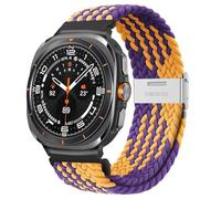 GGYTMQL Per Galaxy Watch Ultra 47 mm, cinturino in nylon elastico intrecciato