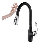 GGYTMQL Per la pubblicità della Fattoria a Bar, in Ottone Tira Il Rubinetto Tocco Intelligente, Il Rubinetto dell'Acqua della Cucina del sensore, la Forma di Miscelatore a Freddo Calda, Doccia e