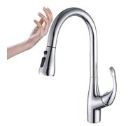 GGYTMQL Per la pubblicità della Fattoria a Bar, in Ottone Tira Il Rubinetto Tocco Intelligente, Il Rubinetto dell'Acqua della Cucina del sensore, la Forma di Miscelatore a Freddo Calda, Doccia e