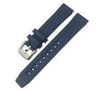 GGYTMQL Per Tissot 1853 SEASTAR T120 T114 Canda di guardia Sport Sport immersioni blu nero morbido orologio in gomma silicone in gomma da 19mm 20mm