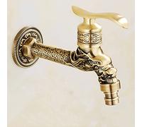 GGYTMQL Pespa per bagno Gold Gold Raccontento rubinetto caldo e freddo Tre fori miscelatore per lavello da 8 pollici Nickel nero (pennello oro)