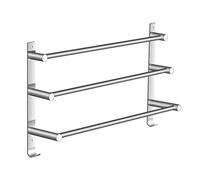 GGYTMQL Porta Asciugamani, portavalo per Asciugamani con Gancio SUS3 Strato Bar di Asciugamano multile Dimensioni per Il Bagno Cucina Hotel/Decorazione da 40 cm
