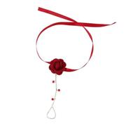 GGYTMQL Prodotti da ragazza 4 colori Rosa Bracciale Flower Argento Bracciale Bracciale Anelli a catena combinati