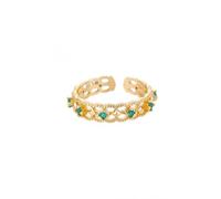 GGYTMQL RACCHI PRODOTTI ANCILI GIETTOLLIA RINGA DOMENA UNIMENTI RINGI GREEN PER DONNE OPEN APERTO RICHIEDI DI COPPIA VINTAGE REGOLABILI