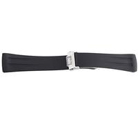 GGYTMQL Raymond Weil Mens 22mm Black Gubbe Watch Band Cint 4881