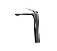 GGYTMQL Rubinetti da Bagno di Lusso Mixer ad Alto Bacino Rubinetto Alto lavandino Tocco di Lavaggio a Pelo Caldo tapware Caldo Tocco di Acqua Fredda in Ottone Cromato Nero, Rubinetto da Cucina