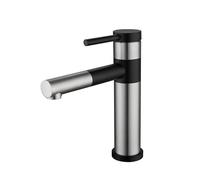 GGYTMQL Rubinetti del bacino nero bacino da bagno miscele da bagno reciprocamente vaso di lavabo per acqua di lavaggio per acqua di lavaggio a pelo caldo e freddo oro rosa (oro rosa)