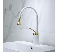 GGYTMQL Rubinetti del bacino nero bacino da bagno miscele da bagno reciprocamente vaso di lavabo per acqua di lavaggio per acqua di lavaggio a pelo caldo e freddo oro rosa (oro rosa)