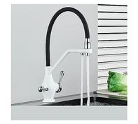 GGYTMQL Rubinetti del bacino nero bacino da bagno miscele da bagno reciprocamente vaso di lavabo per acqua di lavaggio per acqua di lavaggio a pelo caldo e freddo oro rosa (oro rosa)