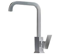 GGYTMQL Rubinetti, rubinetti per rubinetti per lavello per cucina per cucina rubinetto da cucina in ottone con tubo, rubinetto a foro singolo, rubinetto rotabile a caldo e a freddo, facile