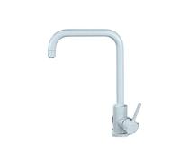 GGYTMQL Rubinetto da cucina, rubinetto da cucina rubinetto caldo e freddo per il rubinetto dell'acqua cucina/bianco a